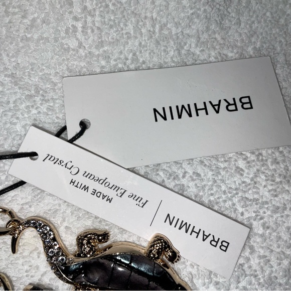 Brahmin Croc Tassel Charm/Keychain, NWT - Picture 6 of 10